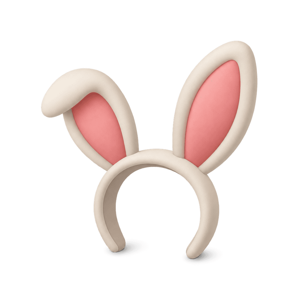 Bunny Ears Headband 3D icon