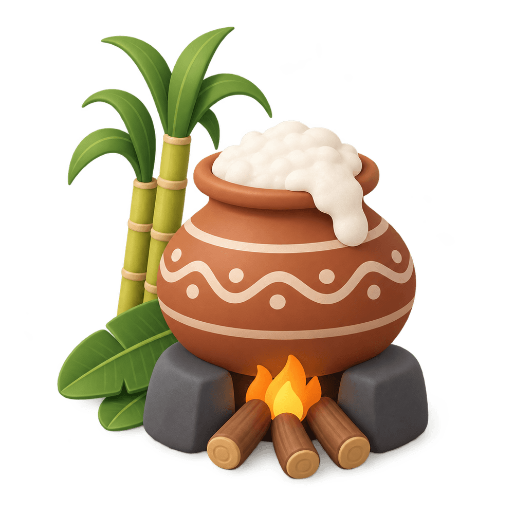 Pongal Pot 3D icon