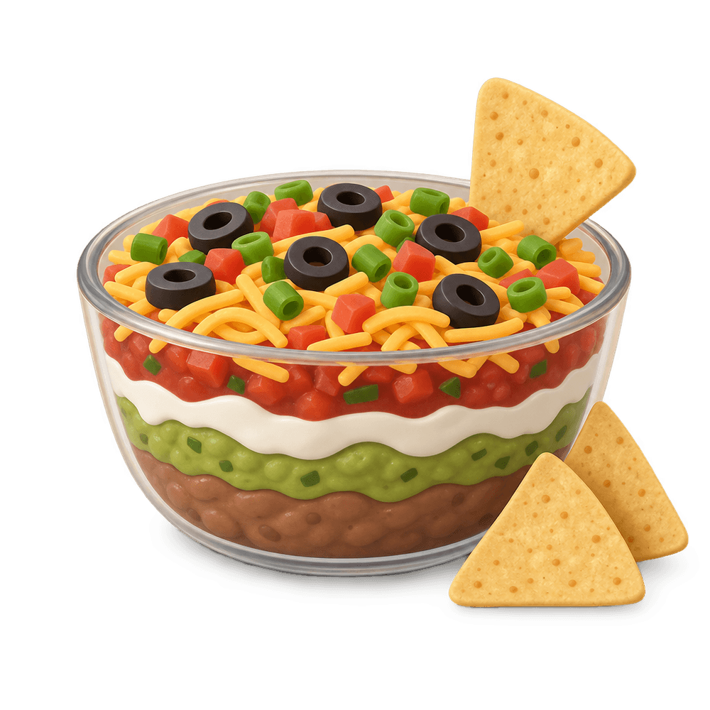 Seven-Layer Dip 3D icon