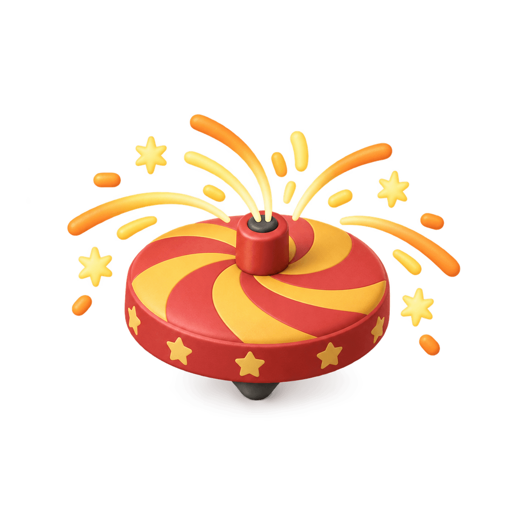 Ground Spinner Firework 3D icon