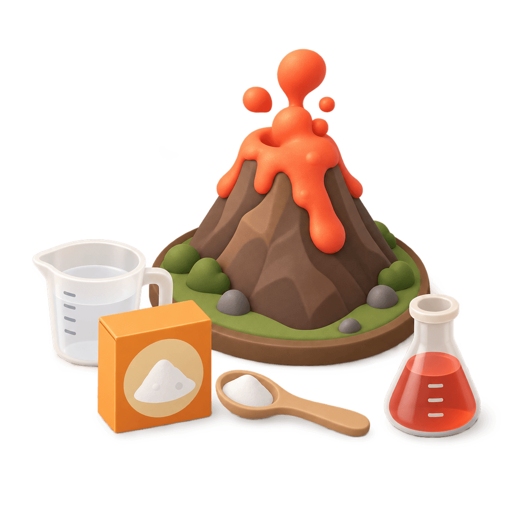 Volcano Science Project 3D icon
