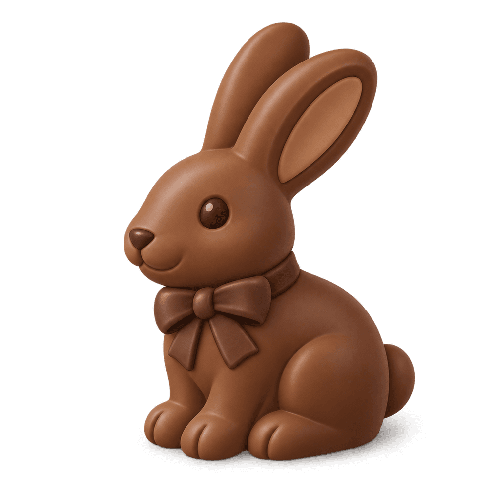 Chocolate Bunny 3D icon