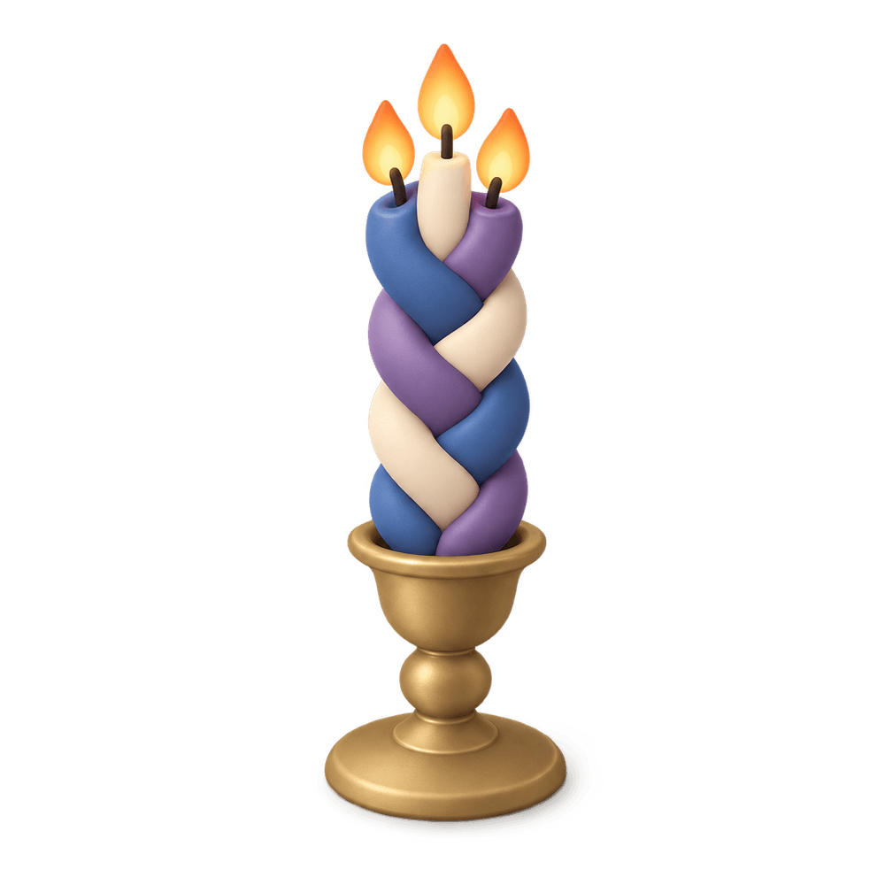 Havdalah Candle 3D icon
