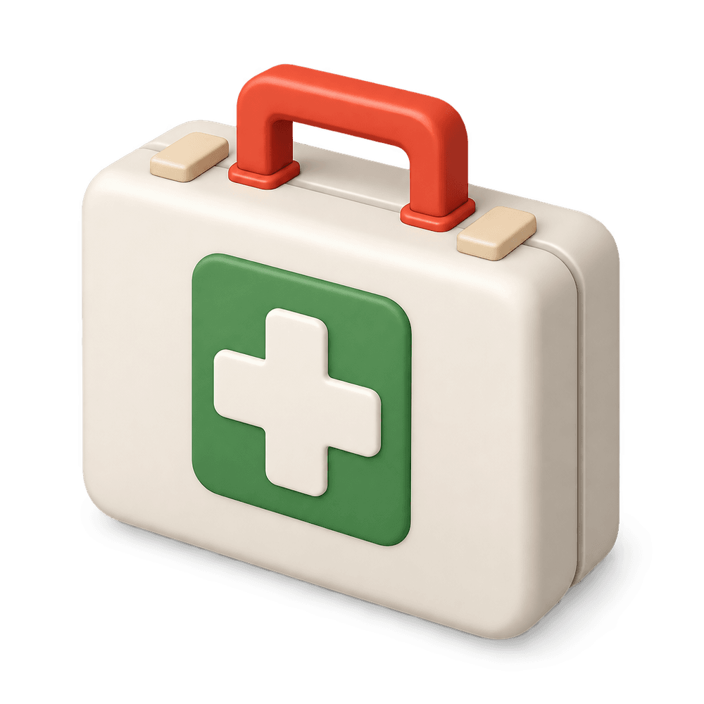 First-Aid Kit 3D icon