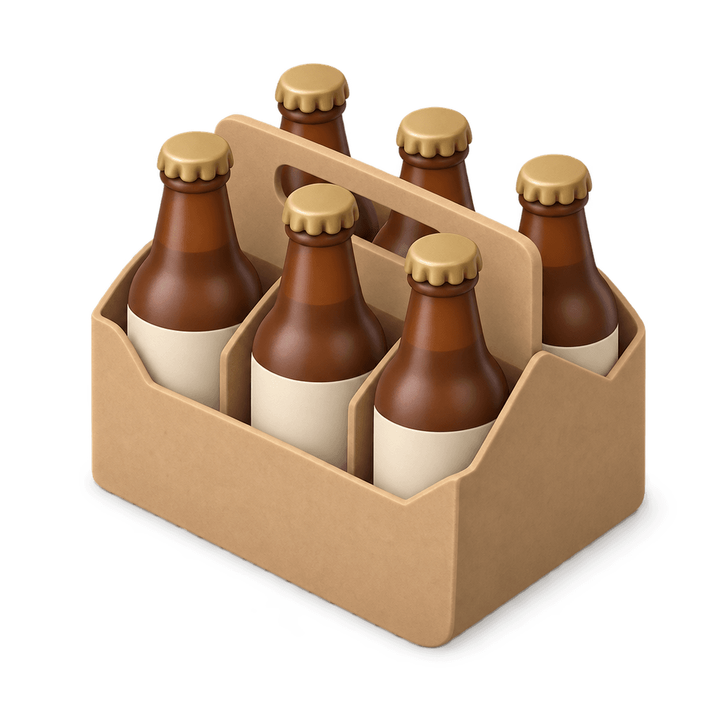 Beer Six-Pack 3D icon