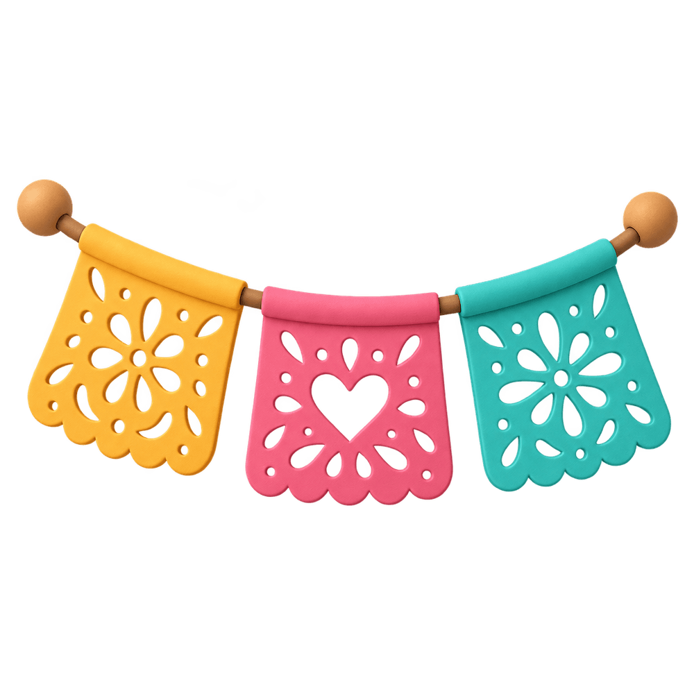 Papel Picado Banner 3D icon