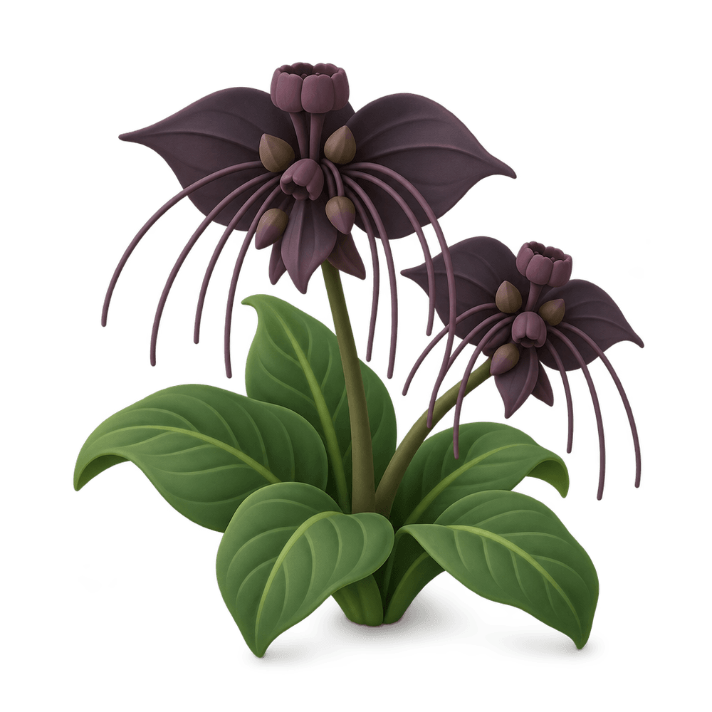 Bat Flower 3D icon