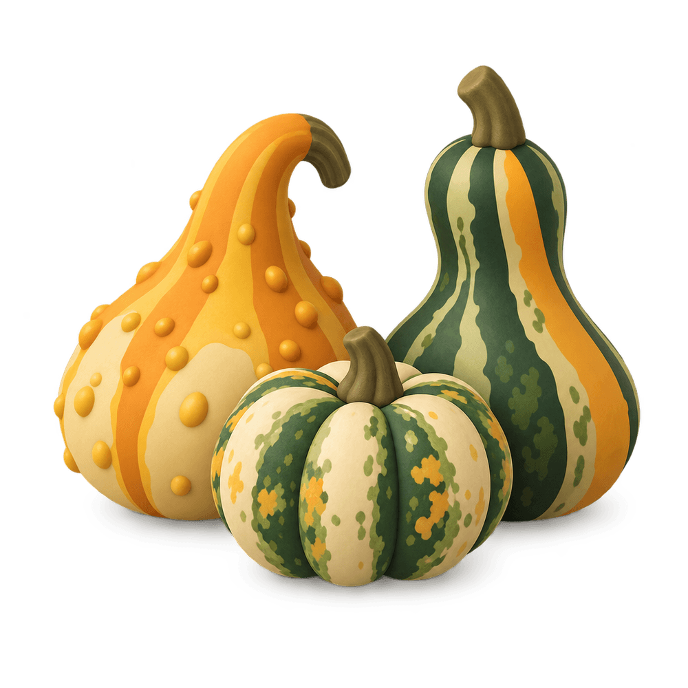 Decorative Gourds 3D icon