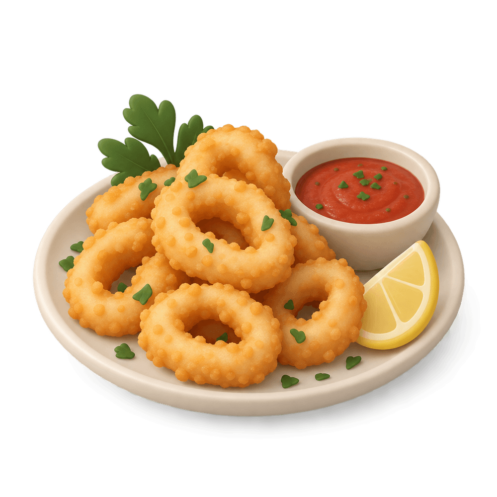 Fried Calamari 3D icon