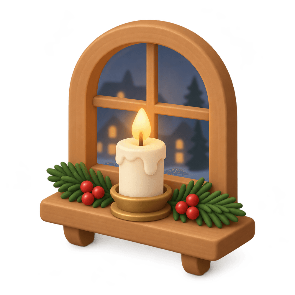 Window Candle 3D icon