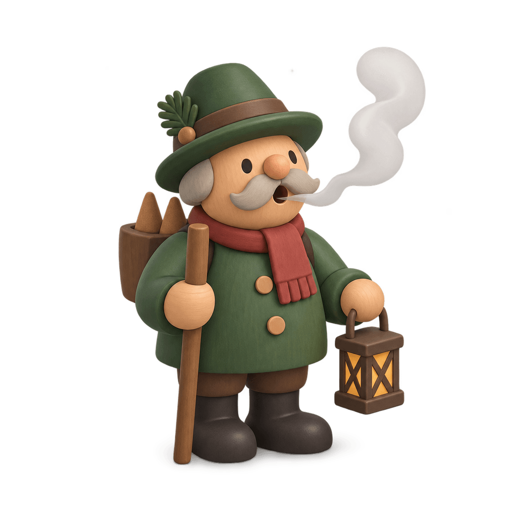 Incense Smoker Figure 3D icon