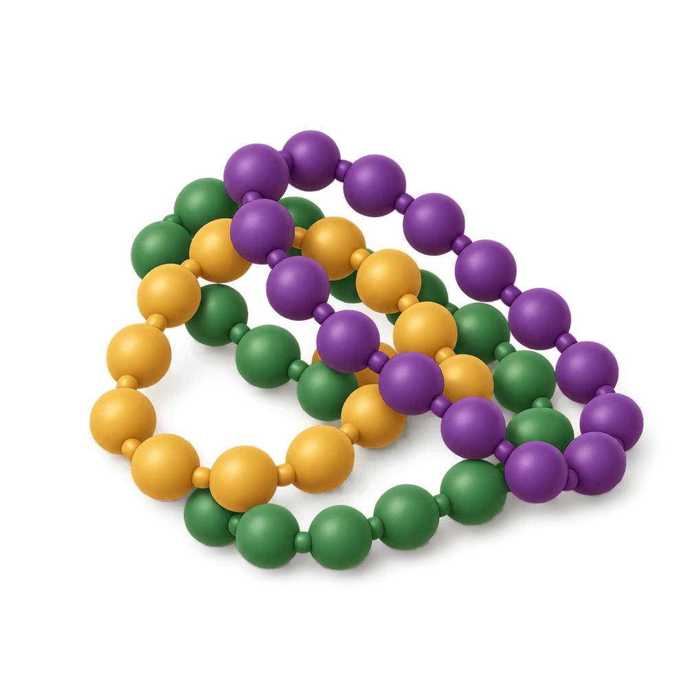 Mardi Gras Beads 3D icon