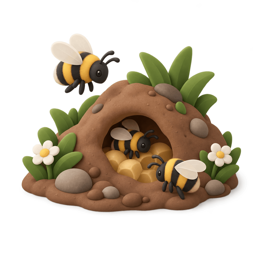 Bumblebee Nest 3D icon