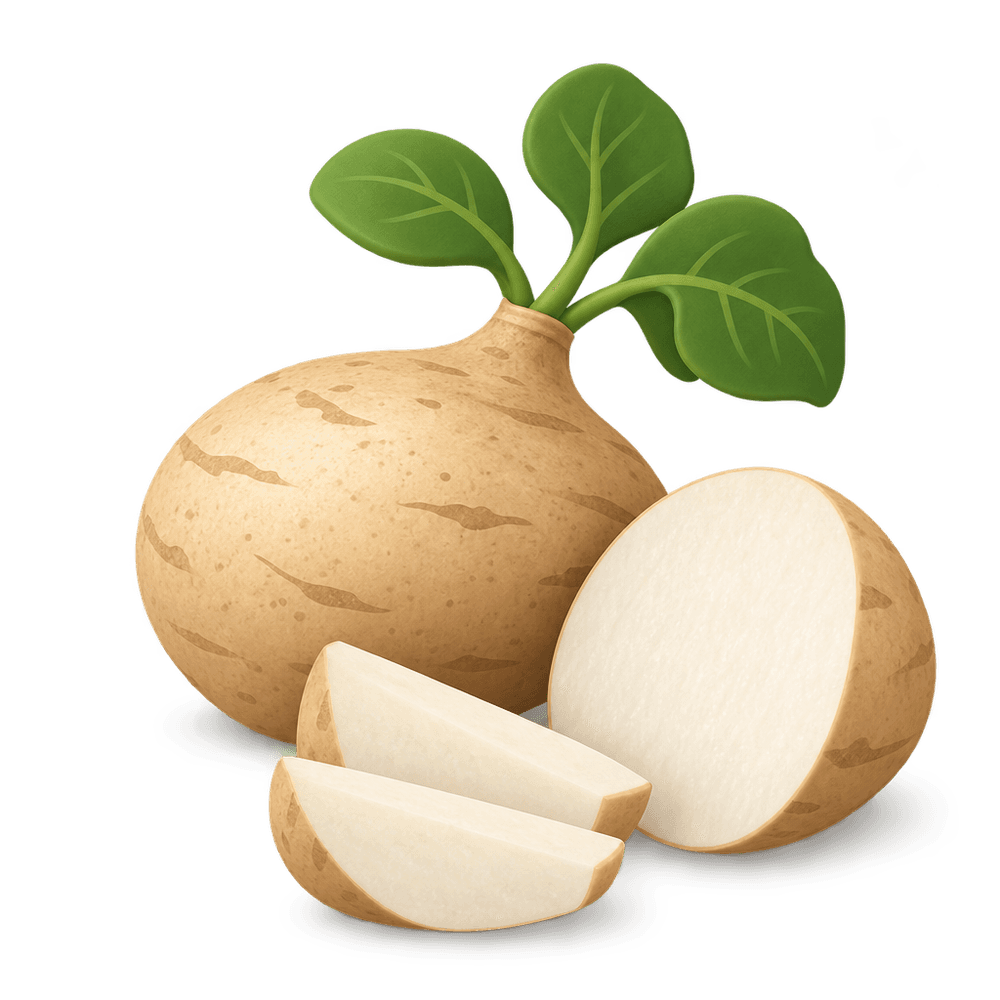 Jicama 3D icon