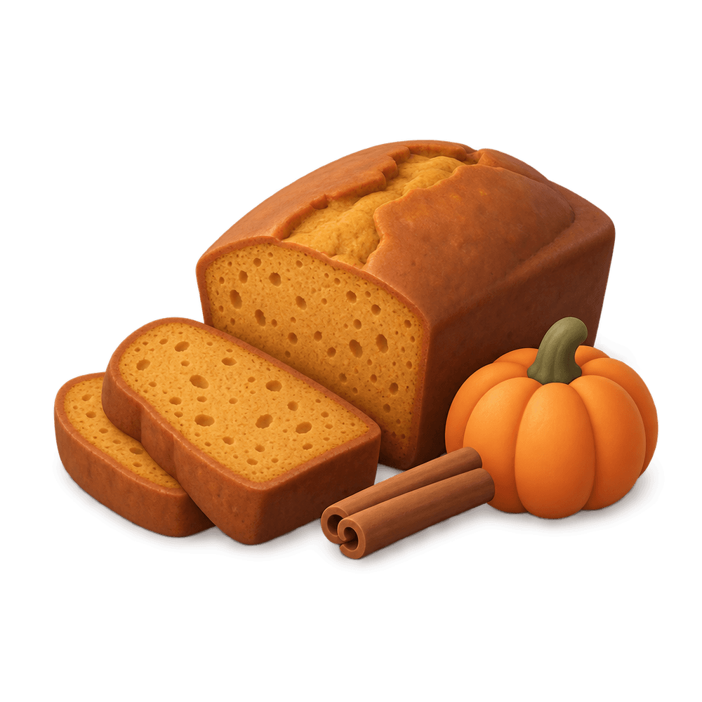 Pumpkin Bread Loaf 3D icon