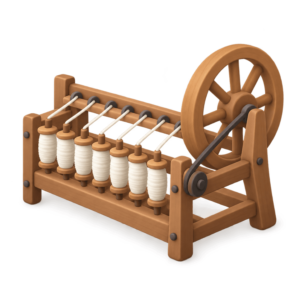 Spinning Jenny 3D icon