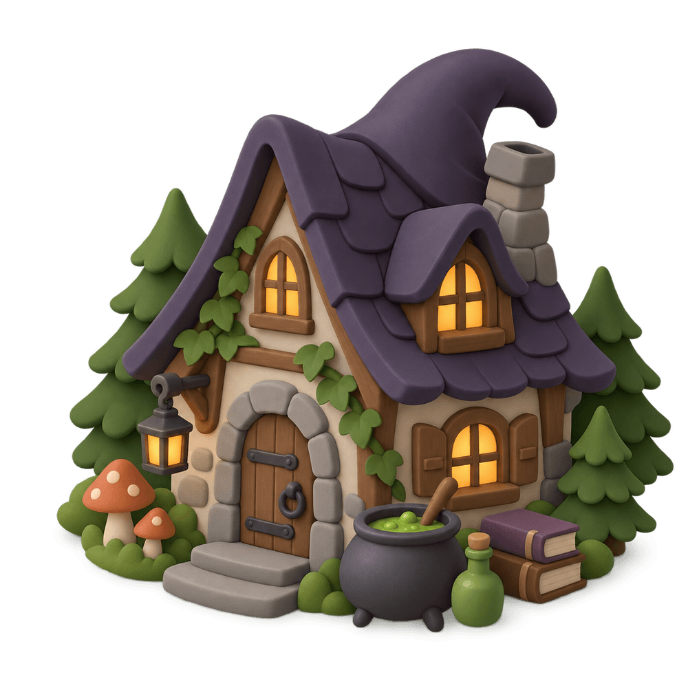 Witch's Cottage 3D icon
