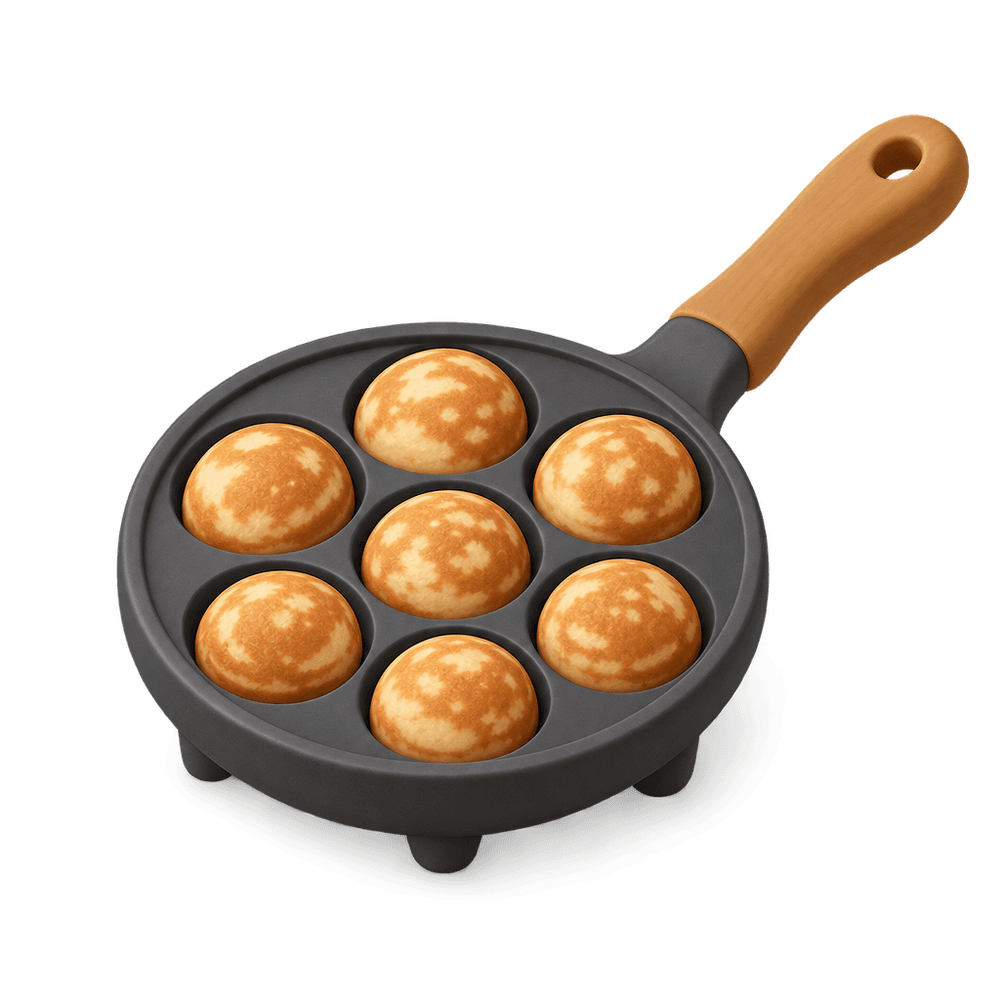 Æbleskiver Pan 3D icon