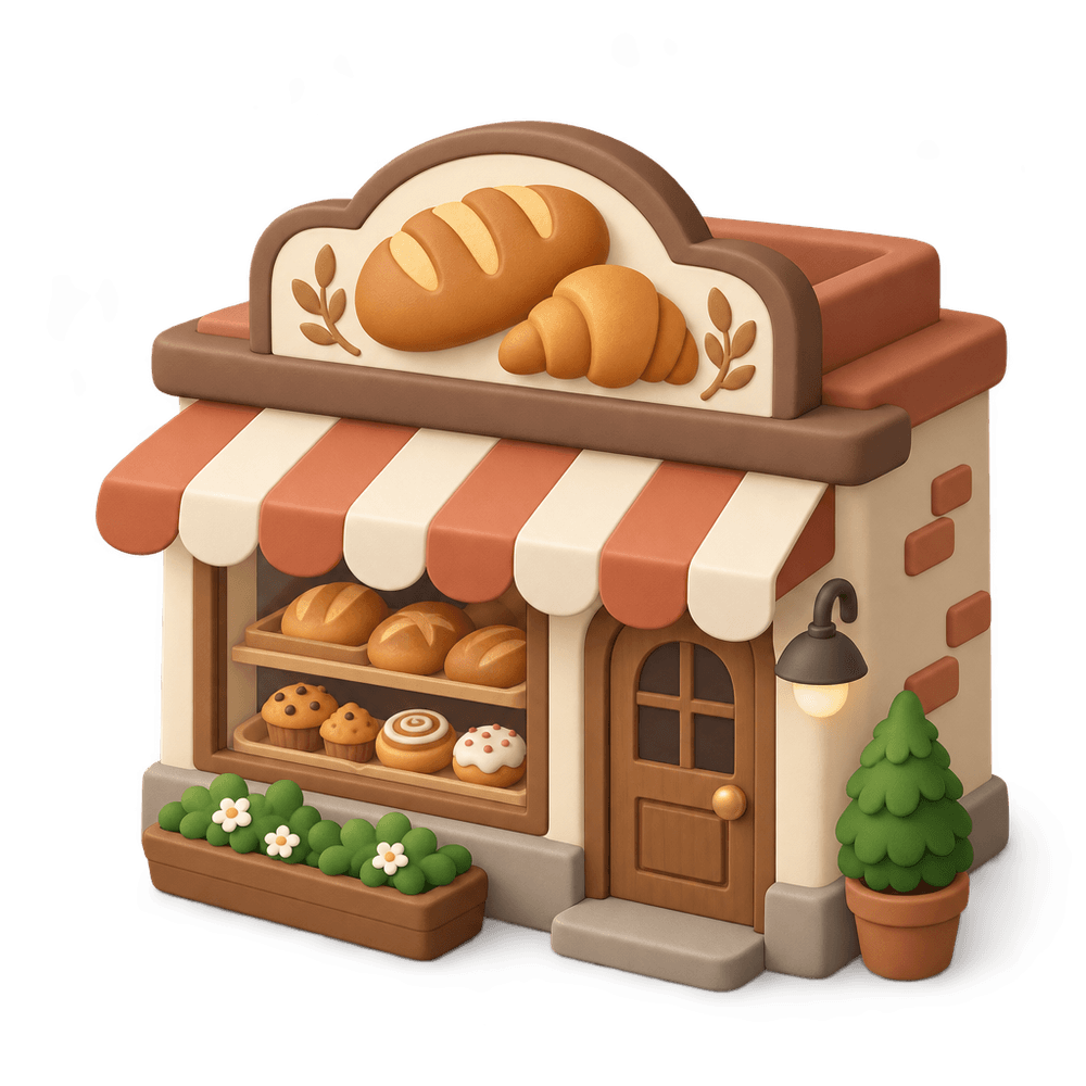 Bakery Storefront 3D icon