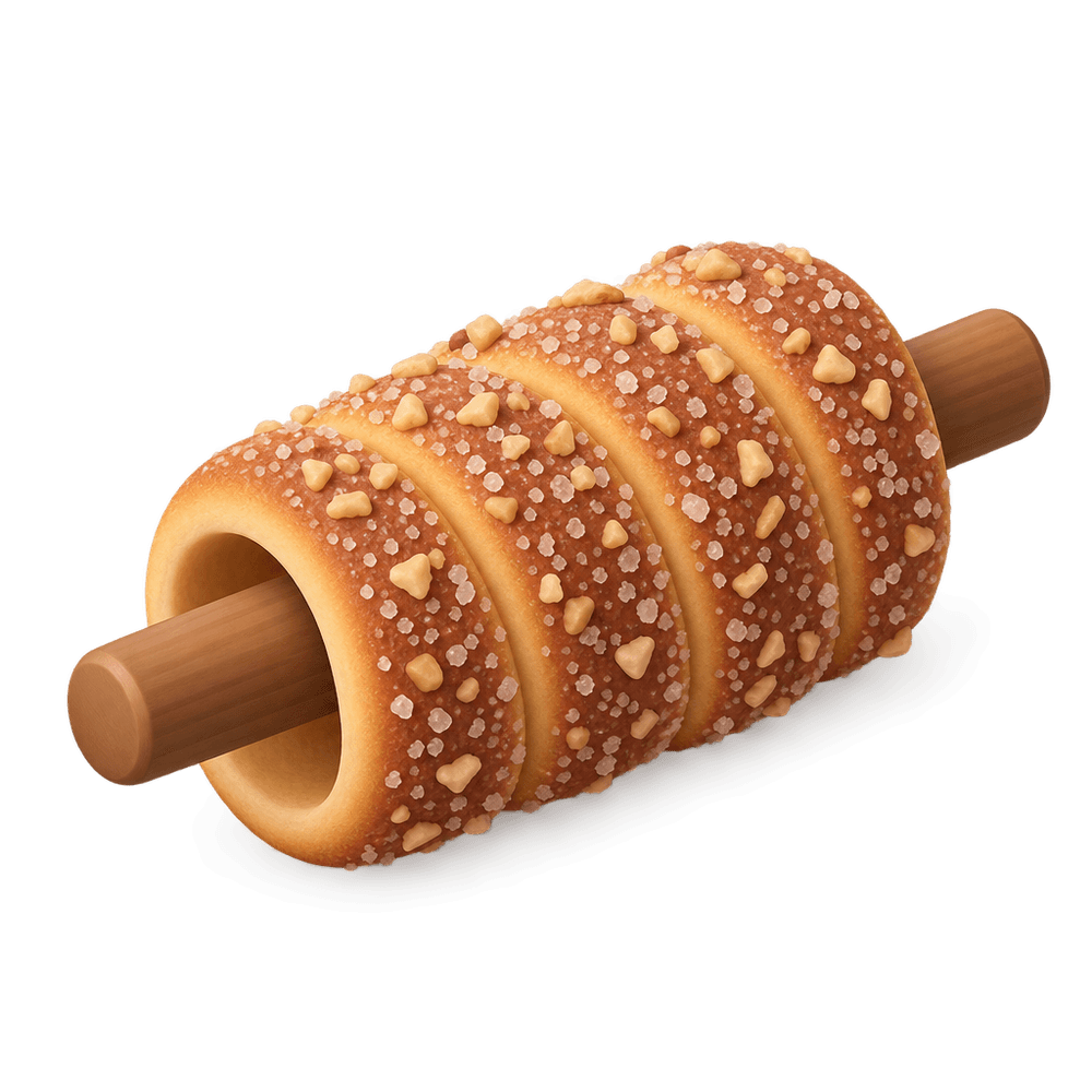 Trdelník 3D icon