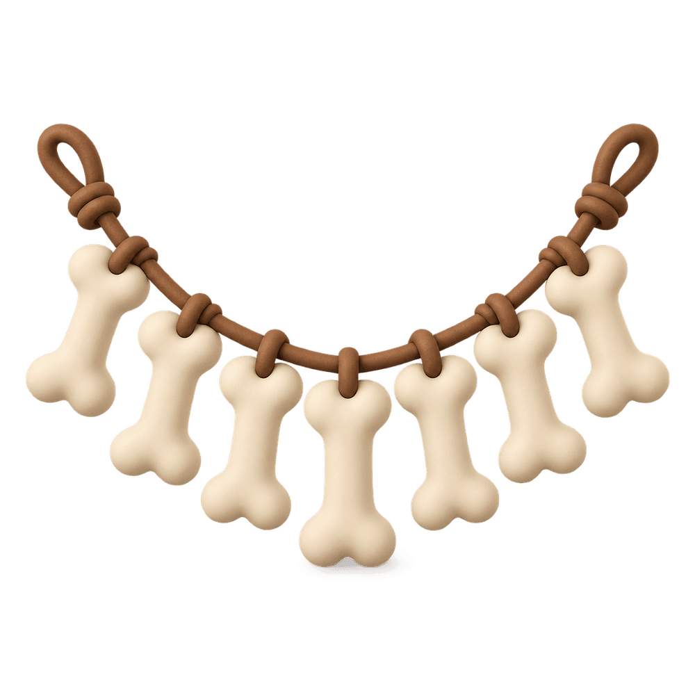 Bone Garland 3D icon
