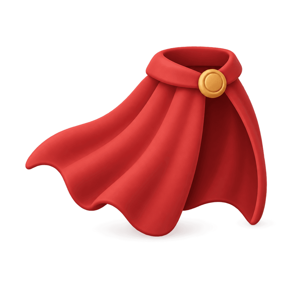 Superhero Cape 3D icon