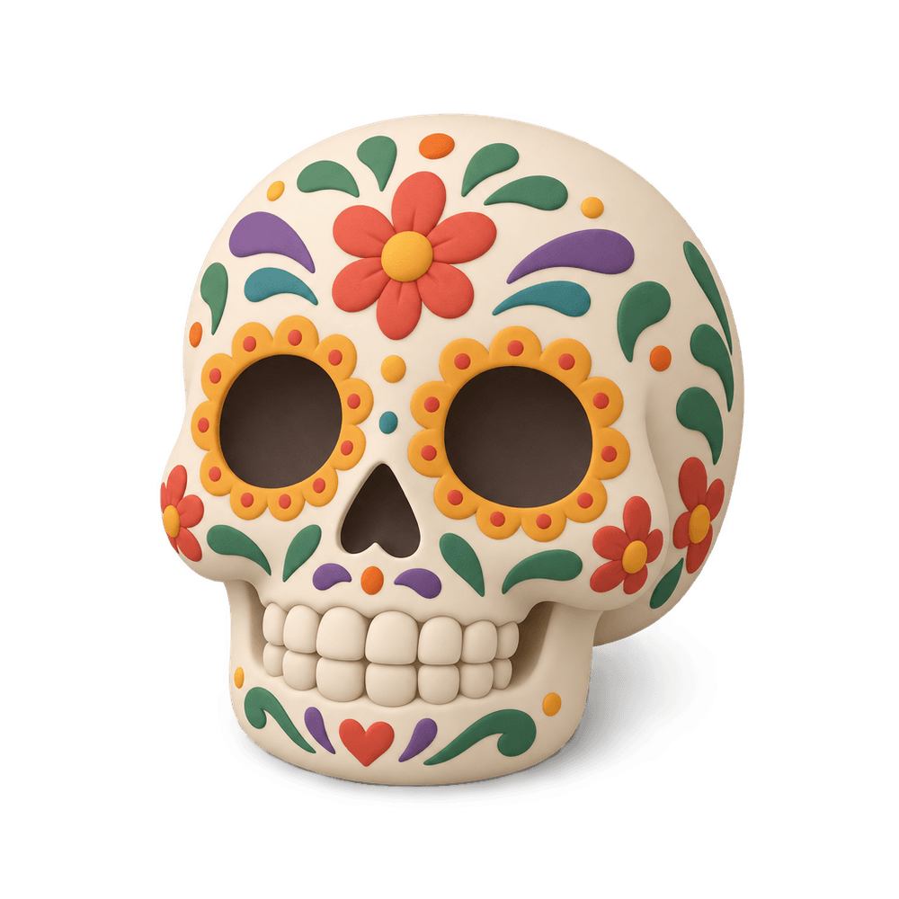 Sugar Skull 3D icon