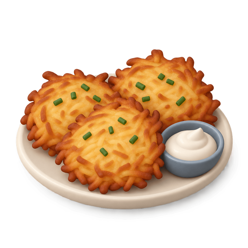Latkes 3D icon