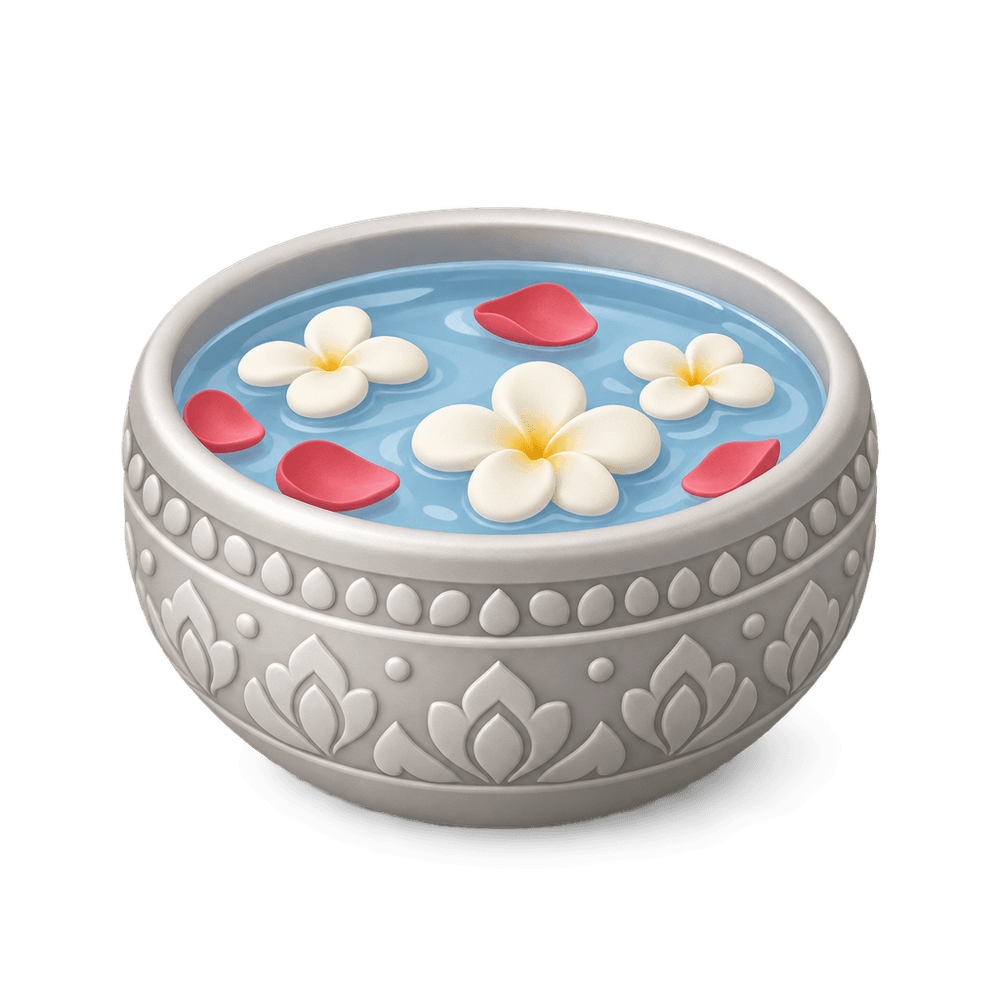 Songkran Water Bowl 3D icon