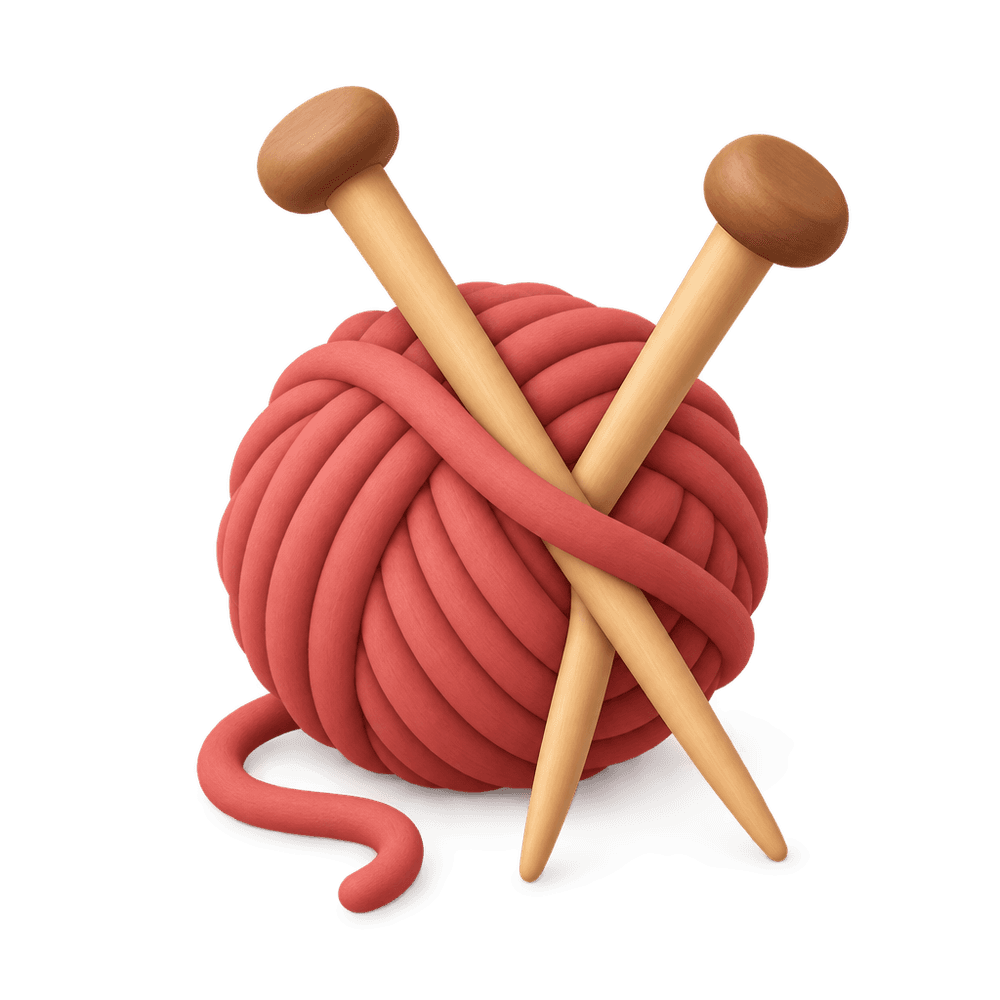 Knitting Needles 3D icon