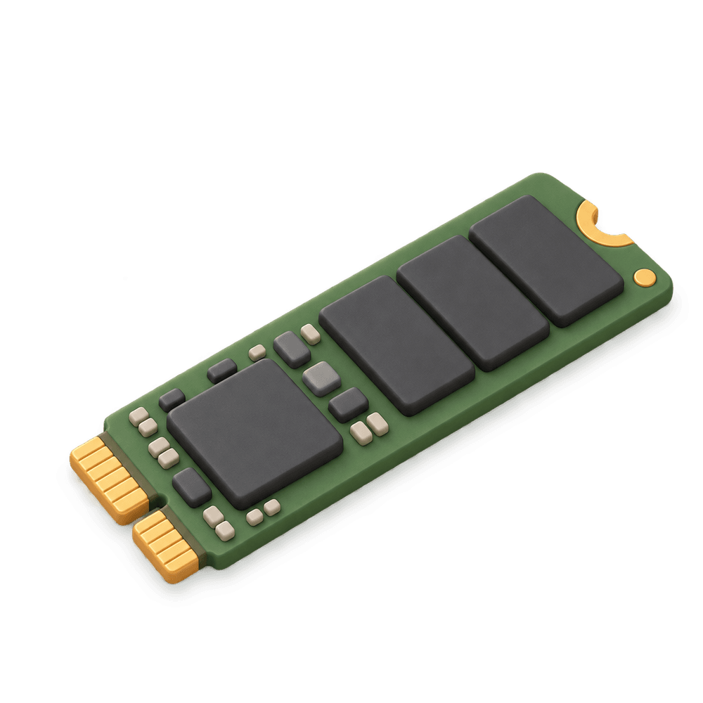 M.2 SSD 3D icon