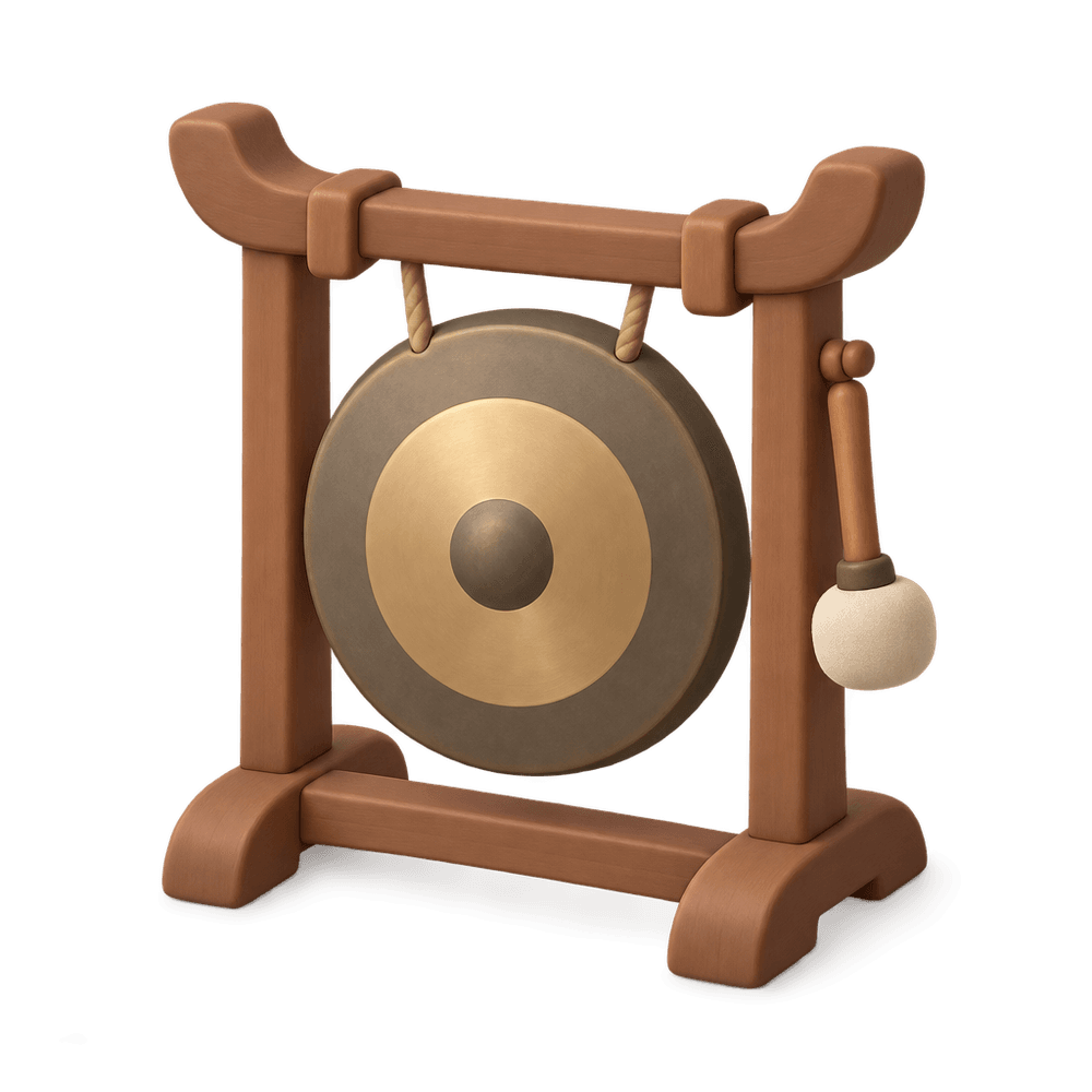 Gong 3D icon