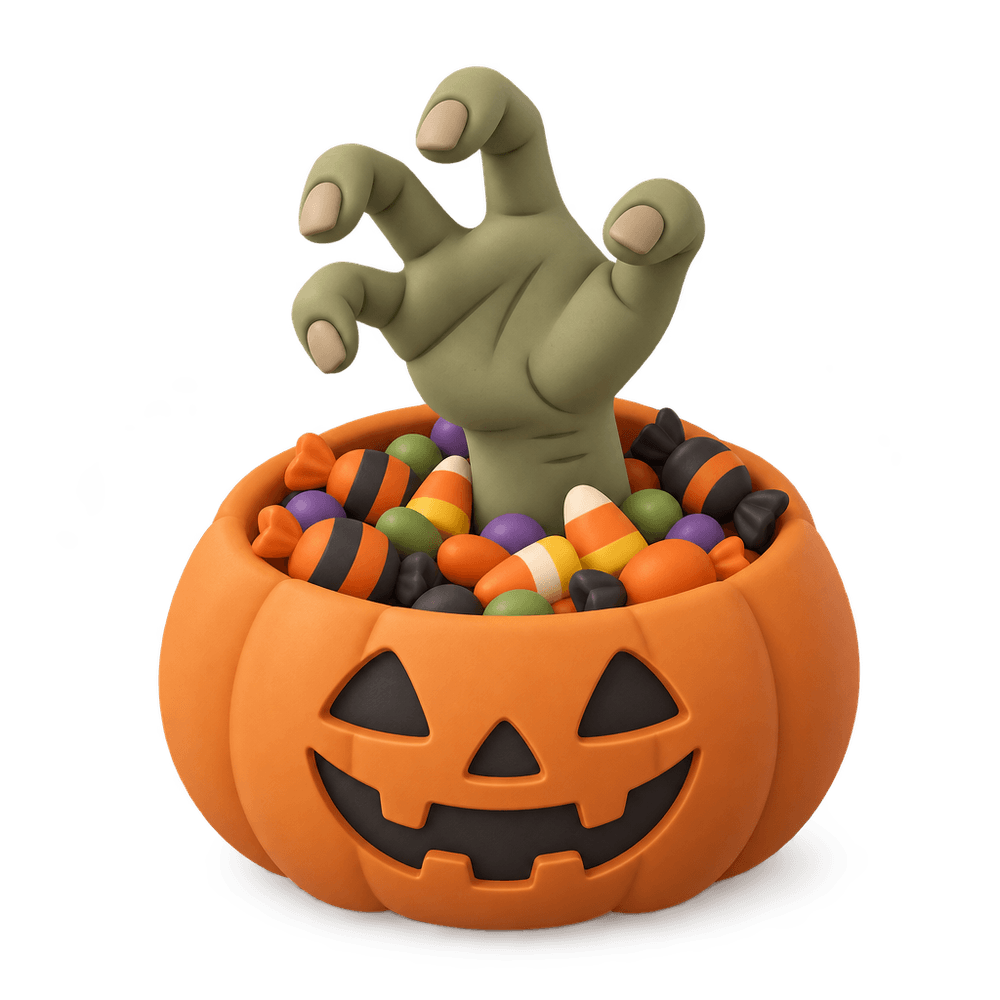 Creepy Hand Candy Bowl 3D icon