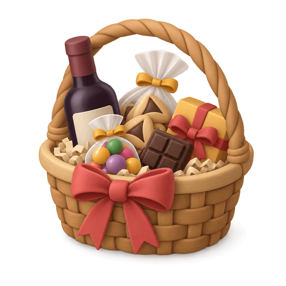 Mishloach Manot Basket 3D icon