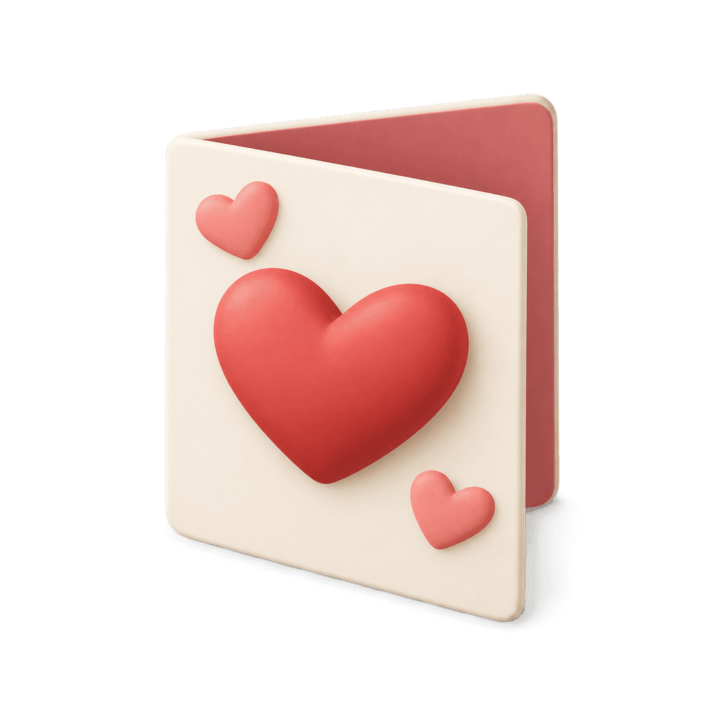 Valentine's Card 3D icon