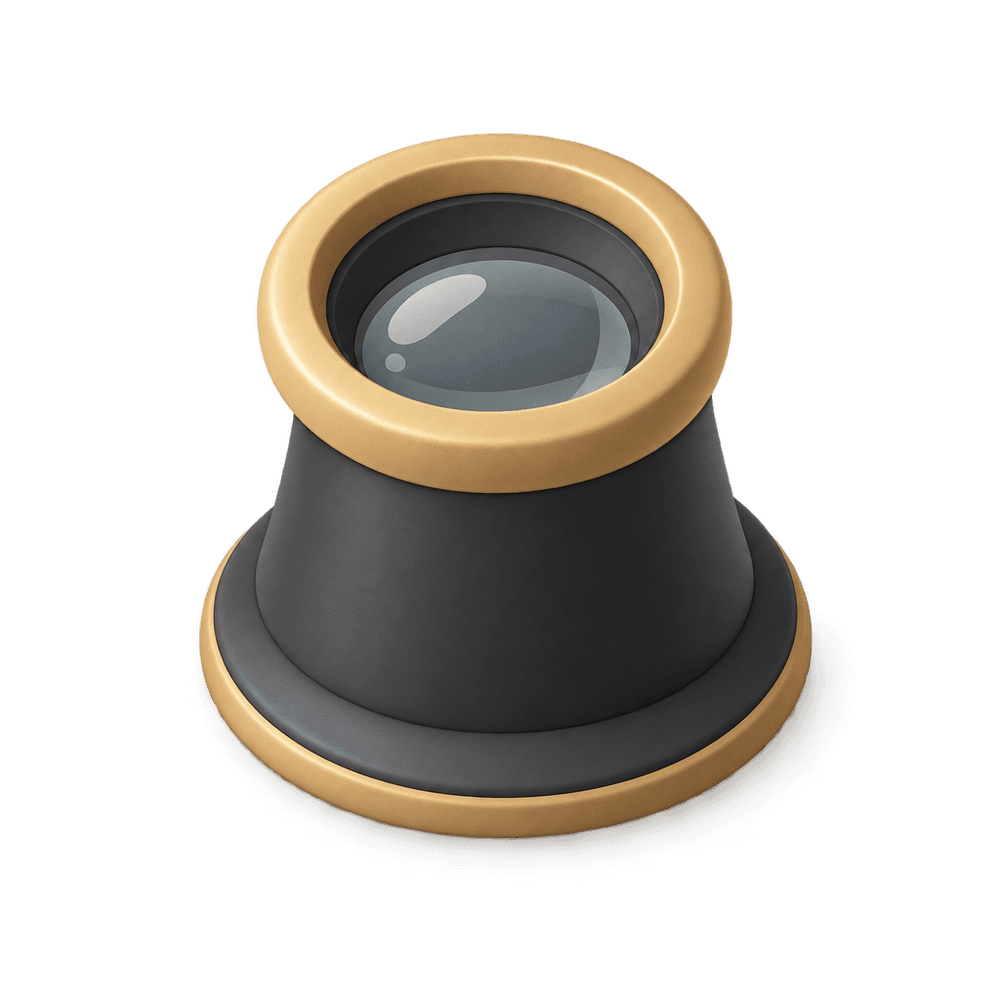 Clockmaker's Loupe 3D icon