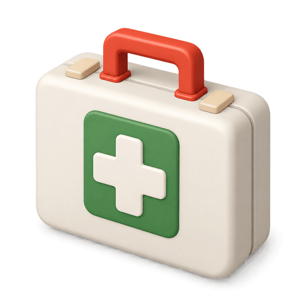 First-Aid Kit 3D icon