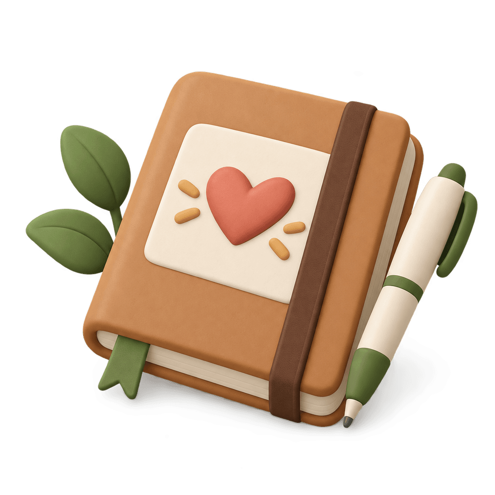 Gratitude Journal 3D icon
