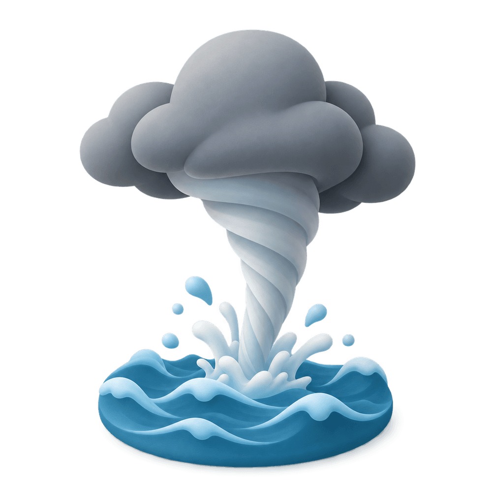 Waterspout 3D icon