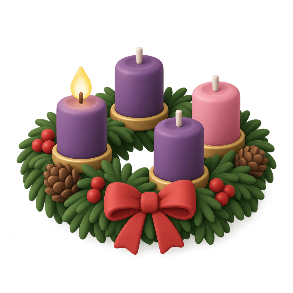 Advent Candle 3D icon