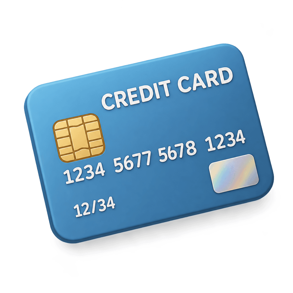Credit Card 3D icon
