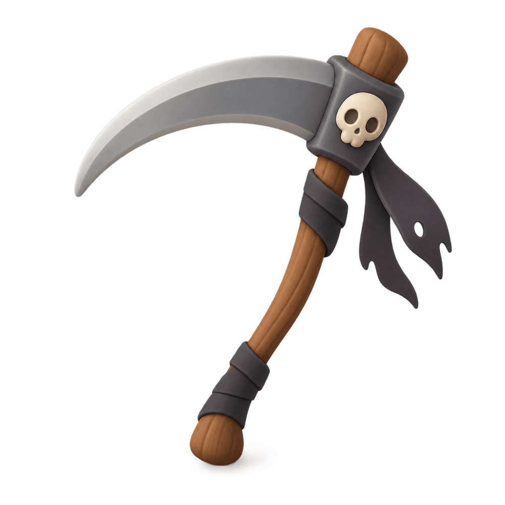 Reaper's Scythe 3D icon