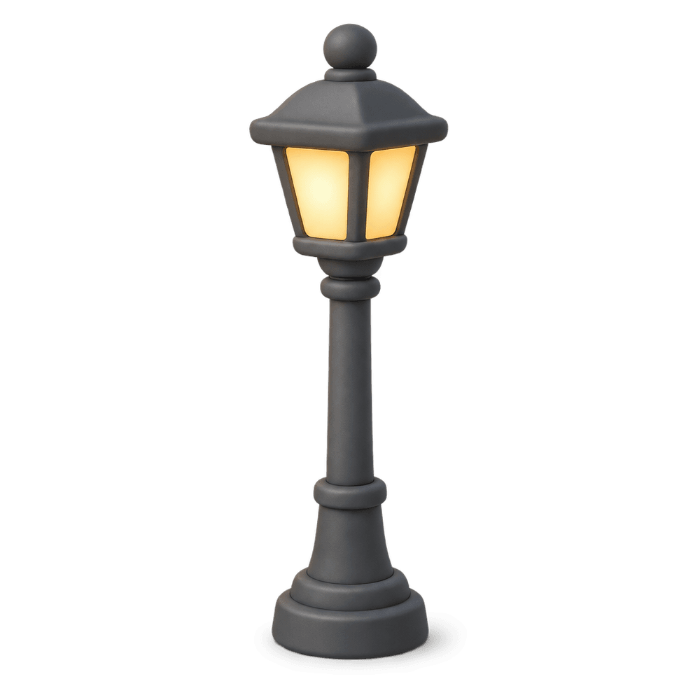 Lamppost 3D icon