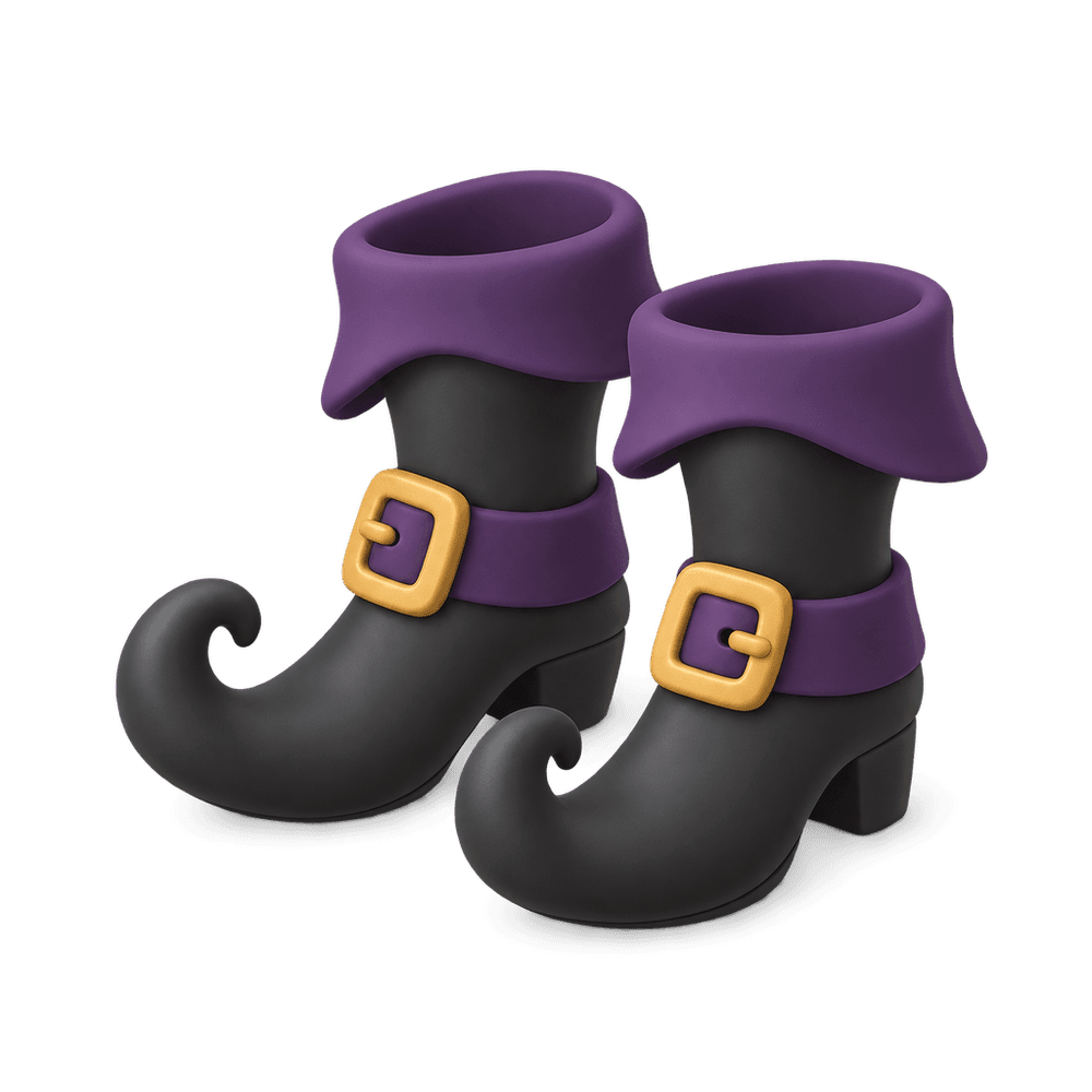 Pointy Witch Boots 3D icon