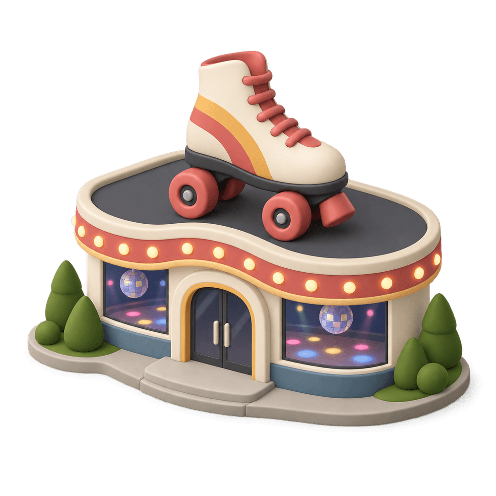 Roller Rink 3D icon
