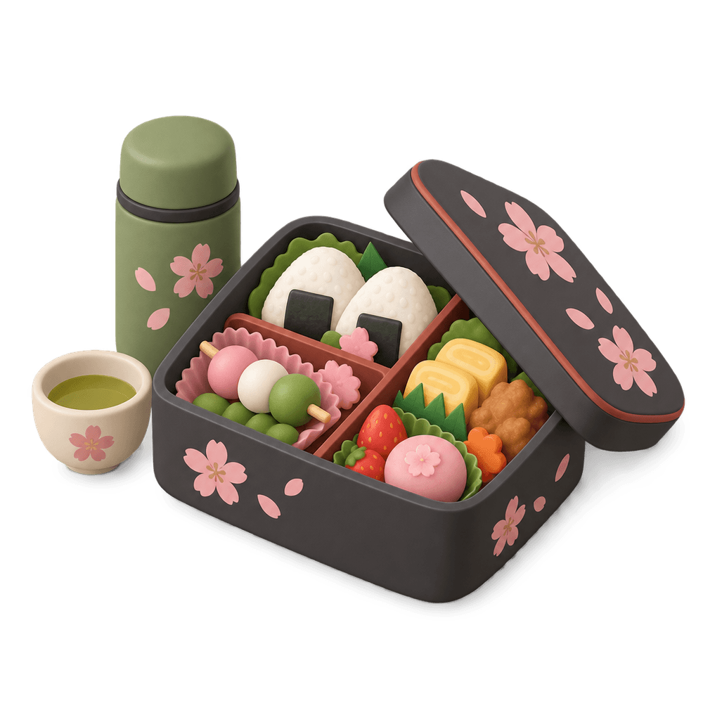 Hanami Picnic Box 3D icon