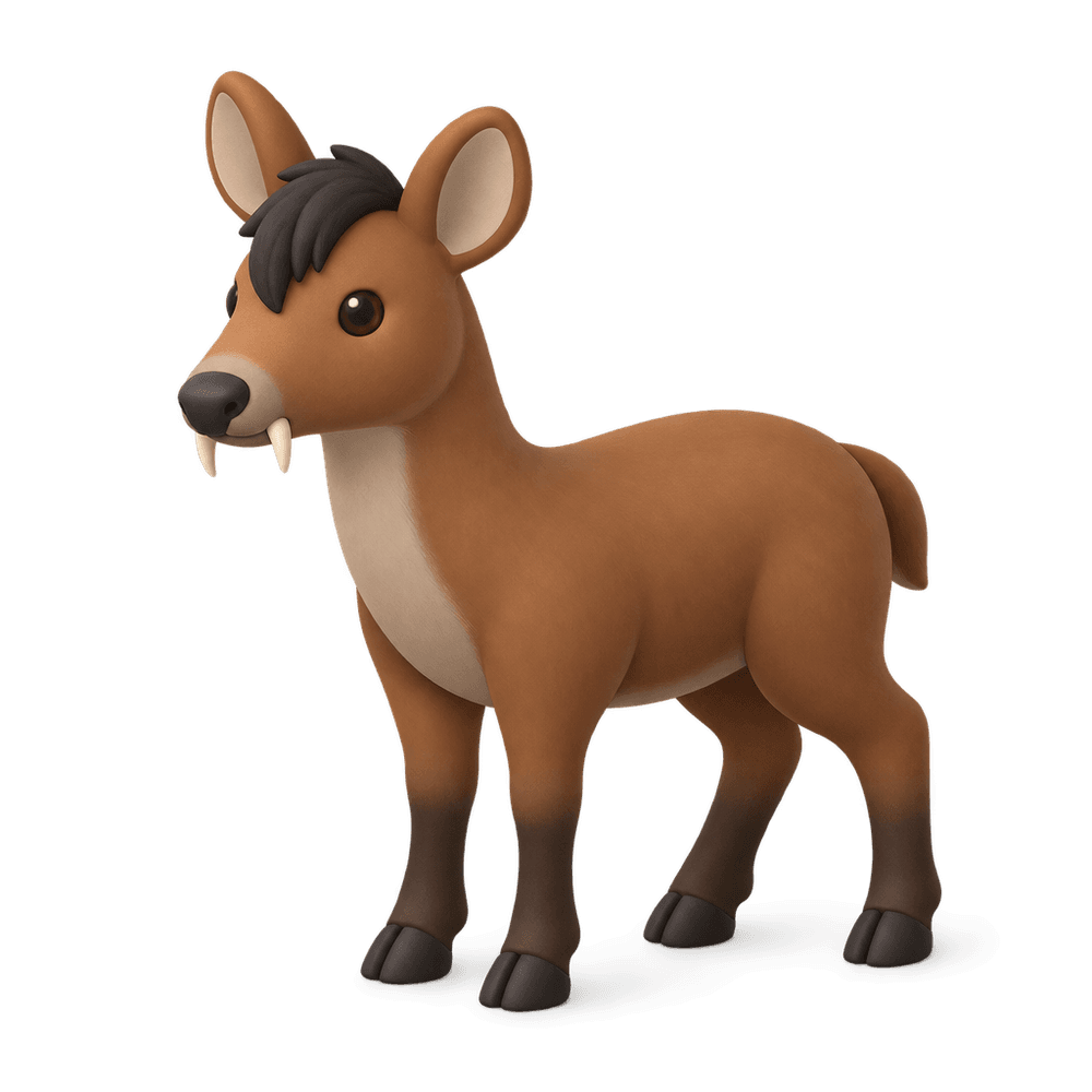 Tufted Deer 3D icon