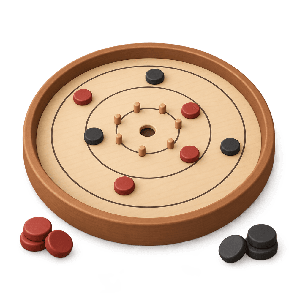 Crokinole Board 3D icon