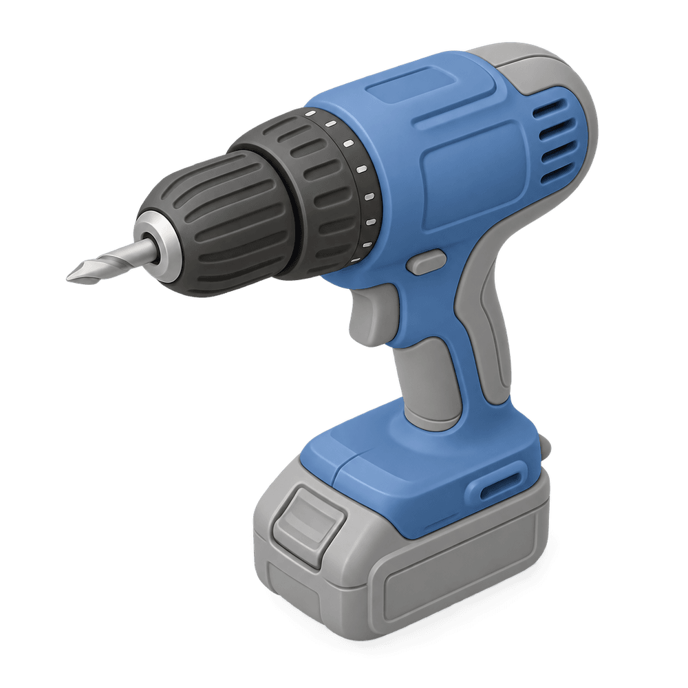 Electric Drill 3D icon