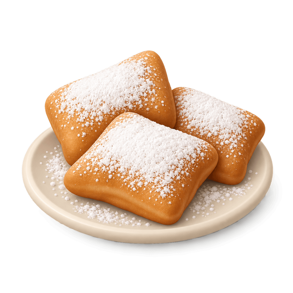 Beignet 3D icon